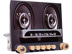 Antique Automobile Radio Stereo Radio, AM/FM w/Bluetooth, 180 Watts, Original Look With Speakers (51-52 Fleetline; 51-52 Styleline Deluxe)