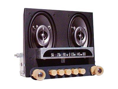 1951-1952 Chevy Antique Automobile Radio Stereo Radio, AM/FM w/Bluetooth, 180 Watts, Original Look With Speakers