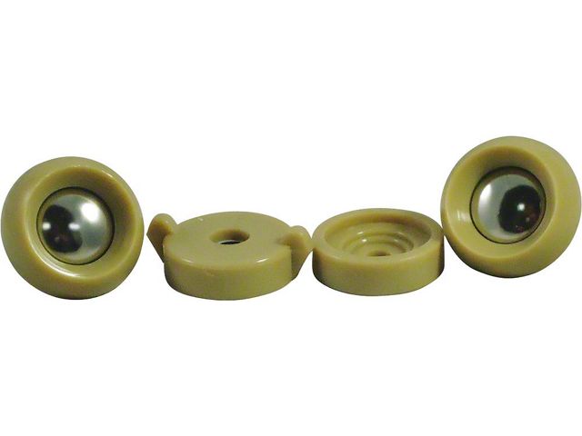 1951-1952 Chevy Radio And Tone Control Knobs, Ivory
