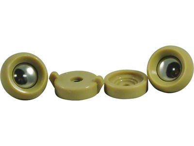 1951-1952 Chevy Radio And Tone Control Knobs, Ivory