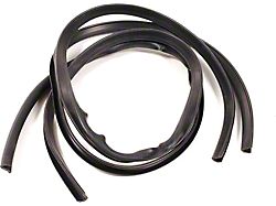 1951-1952 Chevy Weatherstripping, Door Lock B Pillar, Bel Air 2-Door Hardtop And Convertible (Styleline Bel Air De Luxe Sport Coupe)