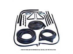 1951-1953 Chevy-GMC Truck Complete Weatherstrip Seal Kit - Models Without Weatherstrip Trim Groove
