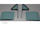 1951-1953 Chevy-GMC Truck Side Window Kit With Assembled Vent Post Assemblies And Door Glasses, Grey Tint