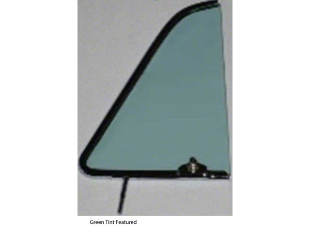 1951-1954 Chevy-GMC Truck Vent Window With Frame, Green Tint-Left