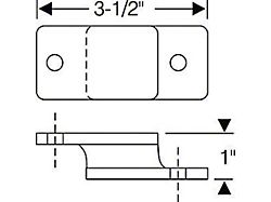 Tailpipe Hanger Insulator Center Rubber (51-52 Fleetline; 51-52 Styleline Deluxe)