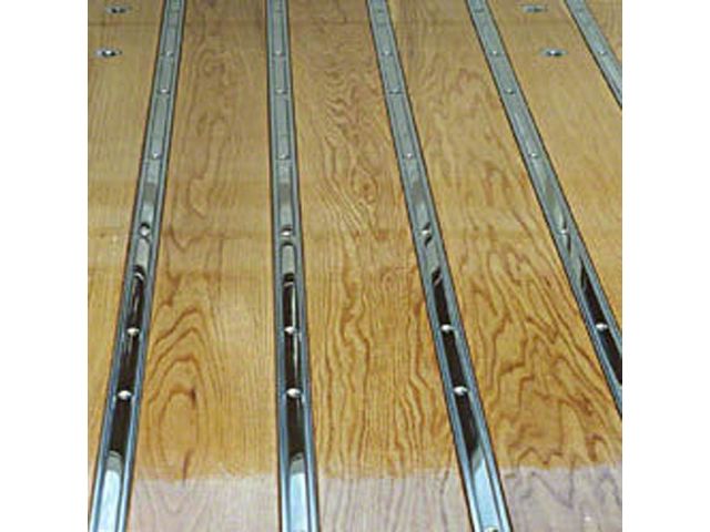 1951-52 Ford Pickup Truck Bed Strip Set - Plain Steel - 8' Bed With No Holes