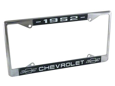 Frame, License Plate, With Chevy Logo,52