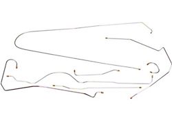 1952 Chevy-GMC Truck 2WD Standard Cab Shortbed Manual Drum Brake Line Set 6pc, Stainless Steel