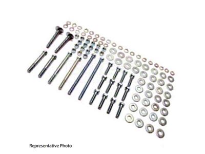 Chevy Body To Frame Mount Bolt Kit, Excpt Convertible, 53-54