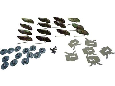 1953-1954 Chevy Quarter Molding Clips Rear 2-Door