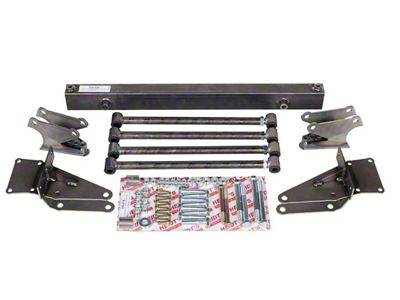 1953-1954 Ford F100 Heidts RB-120 Rear 4-Link Kit, Natural Steel