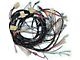 1953-1955 Corvette Dash And Forward Light Wiring Harness 6 Volt Show Quality (Convertible)