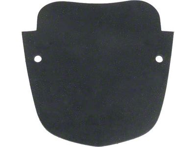 1953-1956 Ford F-100 Pickup Hood Emblem Pad, Flat Edge
