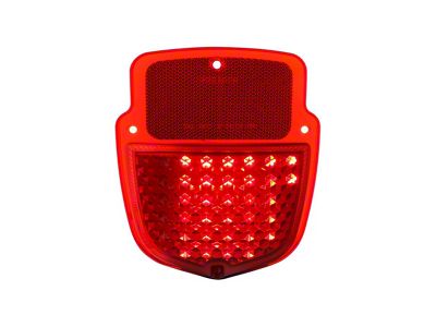 1953-1956 Ford Pickup Truck LED Sequential Tail Light Lens - Left with License Plate Light