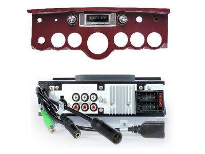 Custom Autosound USA-740 Series Radio with Bluetooth (53-57 Corvette C1)