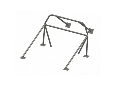1953-1962 Corvette 8 point chrome moly roll bars - Heidts AL-101129-C