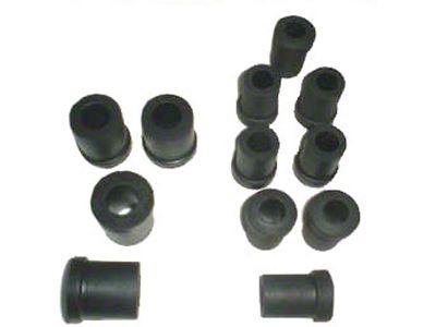 Bushings, Rear Spring & Shackle, 1953-1962