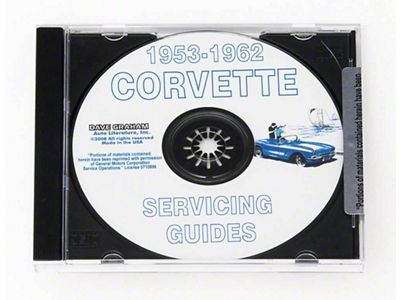 1953-1962 Corvette Servicing Guide (CD-ROM)