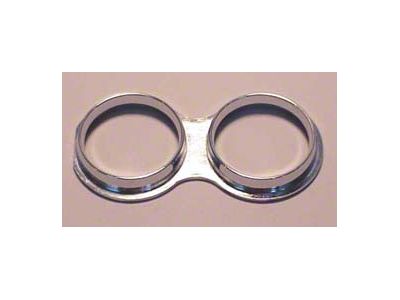 Twin Gauge Bezel, 1953-1962 (Convertible)