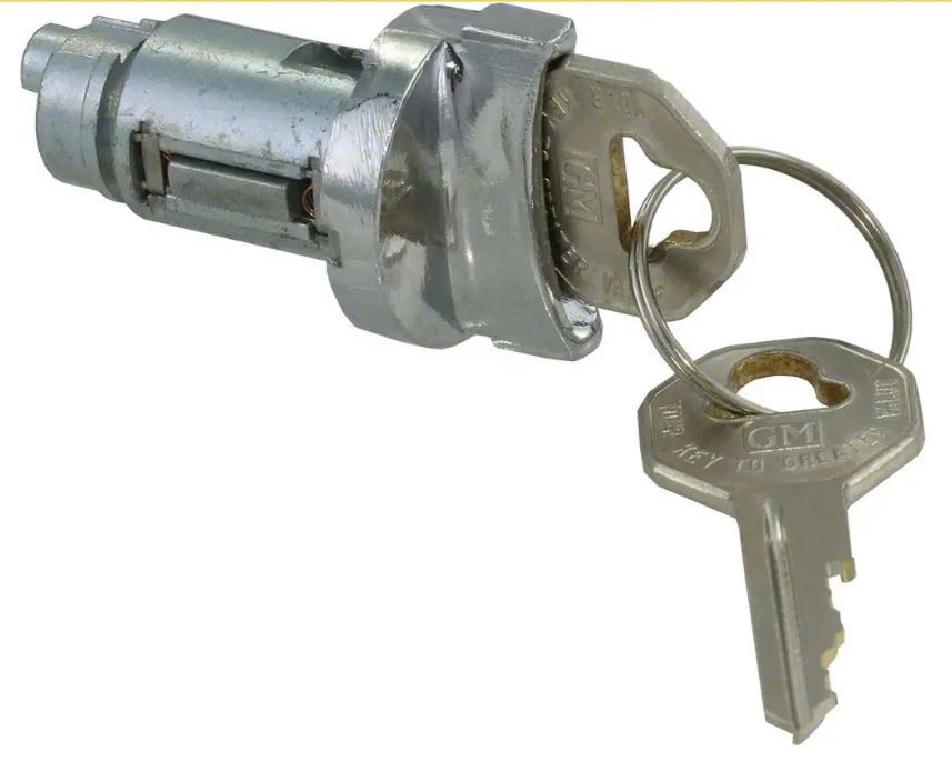 Ignition, Doors, And Trunk Lock Cylinder Set With Keys – For Chevy Corvette Impala Pontiac