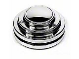 1953-1976 Corvette Steering Wheel Adapter, Short, Polished Billet Aluminum, Fits ididit Or Flaming River Columns, 1953-1976