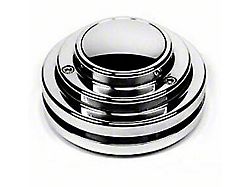 1953-1976 Corvette Steering Wheel Adapter, Short, Polished Billet Aluminum, Fits ididit Or Flaming River Columns, 1953-1976