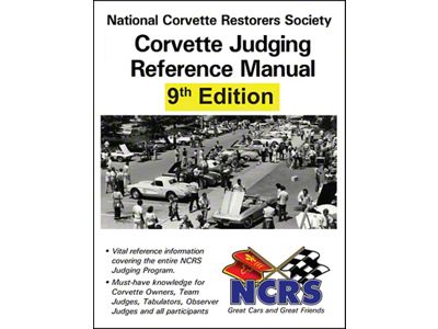 NCRS Corvette Judging Reference Manual