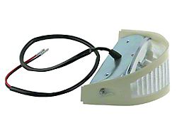 1953-54 Ford Pickup Parking Light Assembly, OE Style Cream Painted Rim
