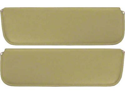 1953-55 Ford Pickup Sun Visors, New Style, Sand Corinthian Grain Vinyl