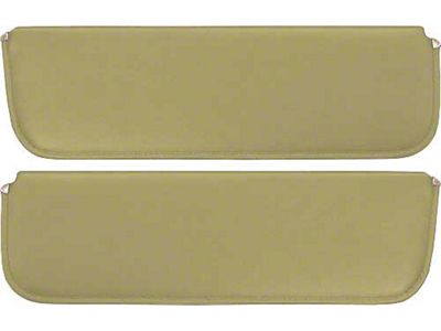 1953-55 Ford Pickup Sun Visors, New Style, Sand Corinthian Grain Vinyl