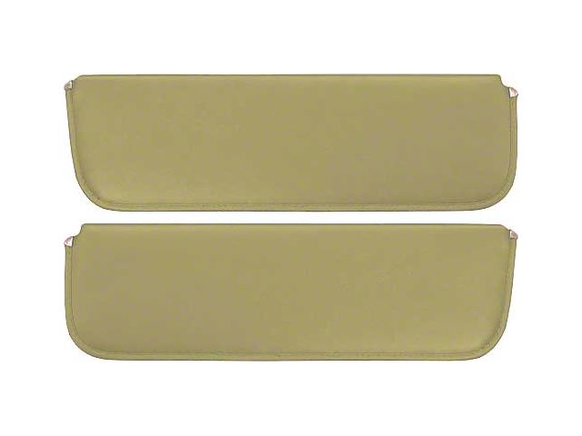 1953-55 Ford Pickup Sun Visors, New Style, Sand Corinthian Grain Vinyl