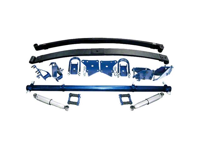 1953-56 Ford Pickup TCI Complete Rear Leaf Spring Kit, Plain Package