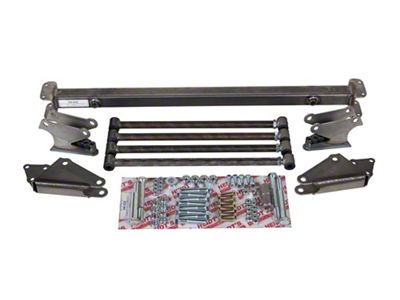 1954-1955 Chevy Truck 1st series Rear 4-Link includes bars brackets coil-over crossmember - Heidts RB-109