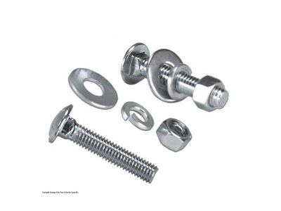 1954-1955 Chevy-GMC Truck Radiator Support Mounting Hardware, Unplated Stainless Steel