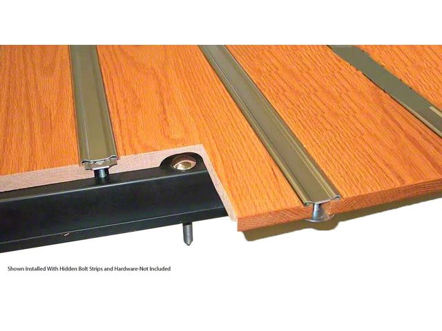 1954-1955E Chevy-GMC Truck Bed Floor Wood-Oak-Hidden Mounting Holes, Shortbed Stepside