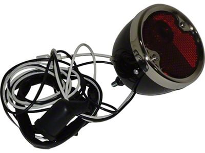 Taillight Asm,Black w/Polished Stainless Steel Bezel,54-55