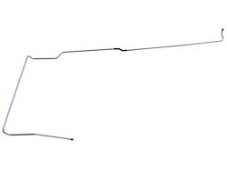 1954-55 Ford F-100 6 Cylinder Pickup 5/16 Main Fuel Line - 1 Piece, Tank Under Cab - Stainless Steel
