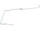 1954-55 Ford F-100 6 Cylinder Pickup 5/16 Main Fuel Line - 1 Piece, Tank Under Cab - Stainless Steel
