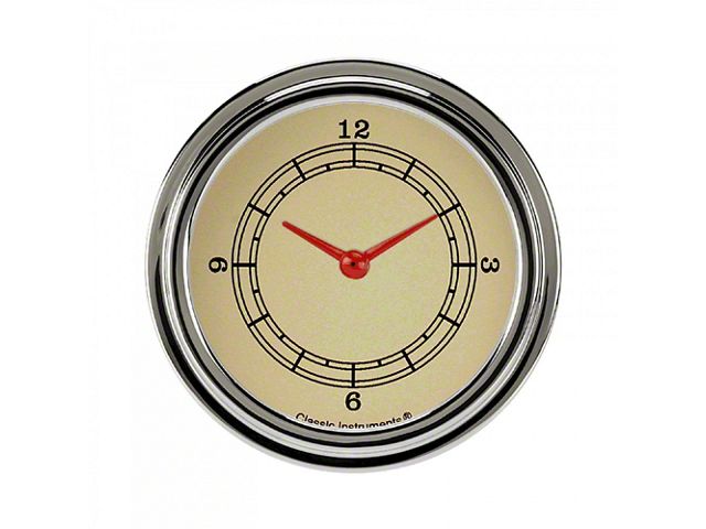1955-1956 Chevy Classic Instruments Clock Vintage, 2 5/8
