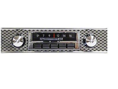Custom Autosound Slidebar Radio, w/Speakers (55-56 Chevy Bel Air; 55-56 Chevy 150; 55-56 Chevy 210; 55-56 Chevy Nomad)