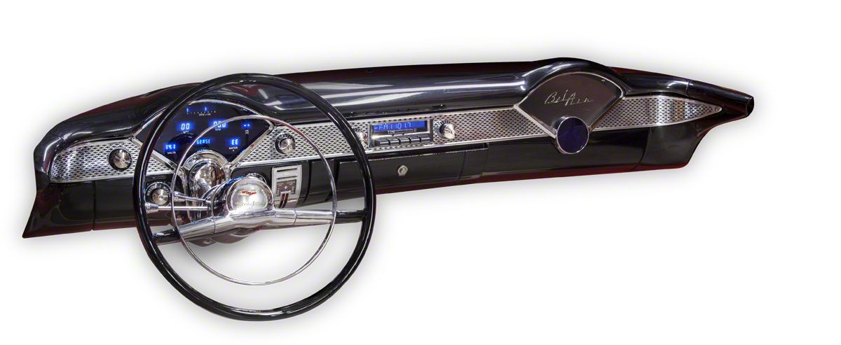 Custom Autosound Ecklers Slidebar Radio, w/Speakers CAM-VECH-6