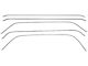 1955-1956 Ford Thunderbird Headliner Bow Set, 5 Pieces, For Tops Without Portholes