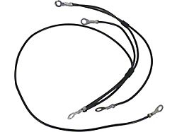 1955-1956 Ford Thunderbird Instrument Ground Jumper Wire, PVC Wire, 5 Terminals