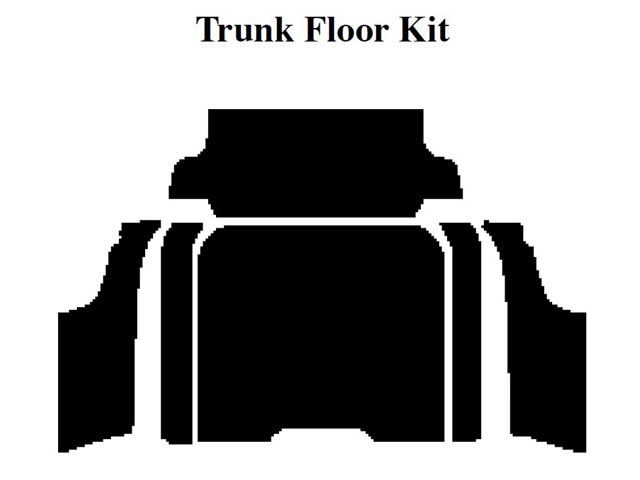 1955-1956 Ford Thunderbird Insulation Kit, Trunk Floor Kit