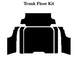 1955-1956 Ford Thunderbird Insulation Kit, Trunk Floor Kit