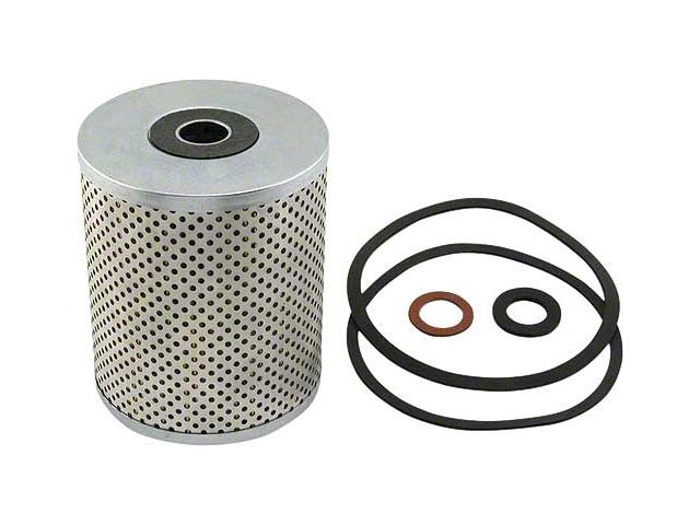 1955-1956 Ford Thunderbird Oil Filter, Canister Type, 4 ID X 4-3/4 Long, Rubber Seal Included, Motorcraft