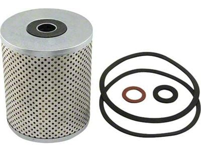1955-1956 Ford Thunderbird Oil Filter, Canister Type, 4 ID X 4-3/4 Long, Rubber Seal Included, Motorcraft