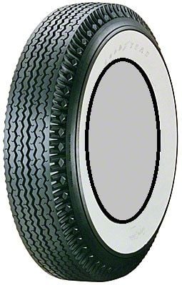 Ecklers Custom Super Cushion Classic Radial Whitewall Tire