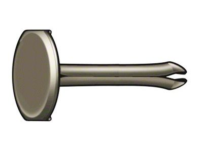 1955-1956 Ford Thunderbird Firewall Cover Mounting Stud, Metal, 7/8 Reach, 1-1/8 Overall Length
