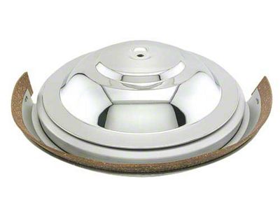 1955-1956 Ford Thunderbird Oil Bath Chrome Top Air Cleaner Assembly, Correct Style For 1956, Will Work On